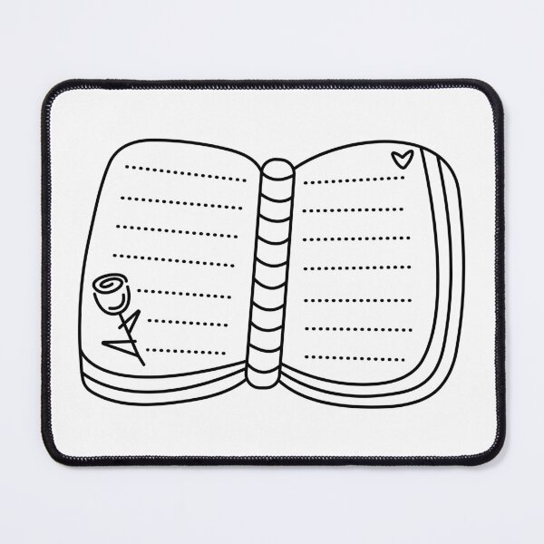 Item preview, Black line book, notepad designed and sold by OM-lova.