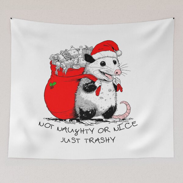 Item preview, Not Naughty Or Nice Just Trashy designed and sold by WorldEngine.