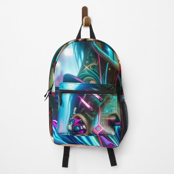 Item preview, Cyberpunk Vision: Portrait of a Futuristic Rebel designed and sold by masquetea.