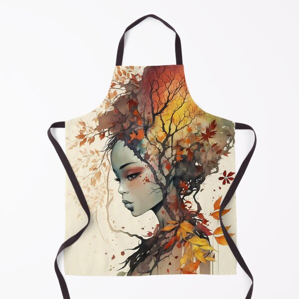 Item preview, Watercolor autumn lady designed and sold by haroulita.