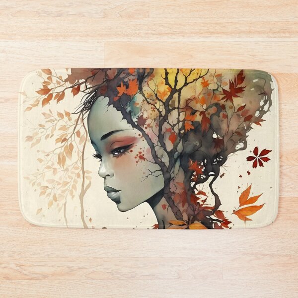Item preview, Watercolor autumn lady designed and sold by haroulita.