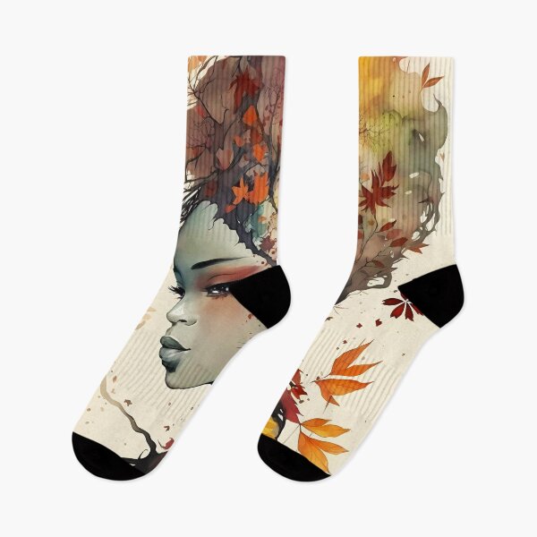 Item preview, Watercolor autumn lady designed and sold by haroulita.