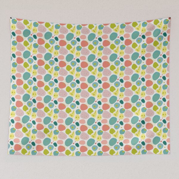 Item preview, Bright Spring / Clear Spring pattern, skin-tone matching, personal color analysis, PCA, abstract pattern designed and sold by look4seasons.