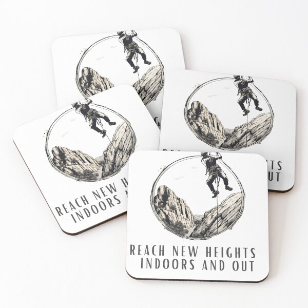 Item preview, Reach new heights indoor rock climbing designed and sold by BreadnButter97.
