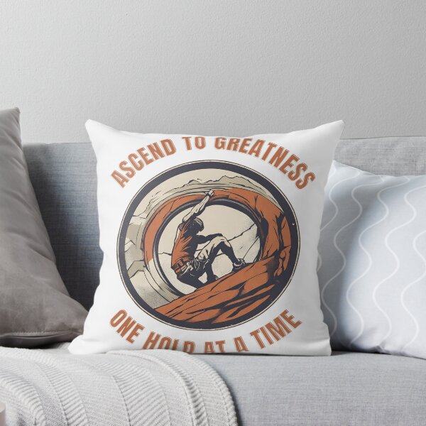 Item preview, Ascend to greatness indoor rock climbing designed and sold by BreadnButter97.