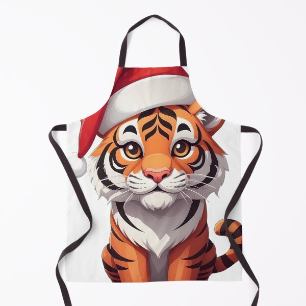 Item preview, Tiger cub wearing santa claus hat designed and sold by wplamkung.