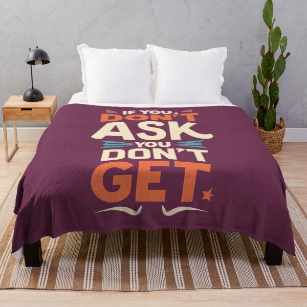Item preview, "If you don’t ask, you don’t get”  Mahatma Gandhi designed and sold by Sketch-Shack.