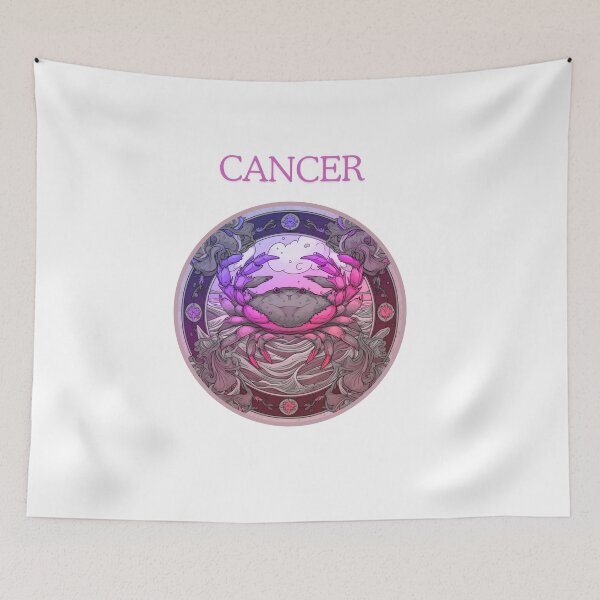 Item preview,  Cancer  Zodiac- Horescope/SunSign Theme  on  white back ground designed and sold by CosmicNook1.