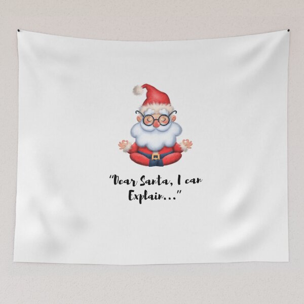 Item preview, Dear Santa... I can explain.. designed and sold by ICU-FIGHT.
