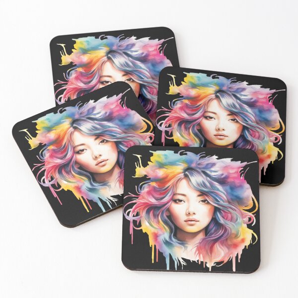 Item preview, Rainbow Hair. Funny Gifts 1/3 designed and sold by MatSatArt.