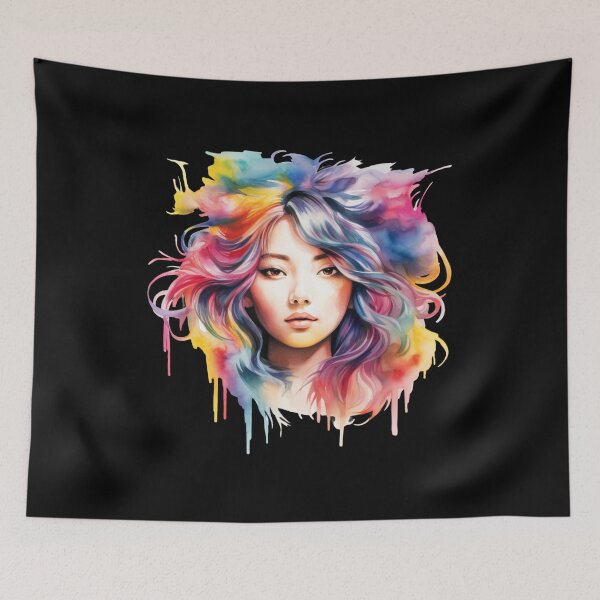 Item preview, Rainbow Hair. Funny Gifts 1/3 designed and sold by MatSatArt.