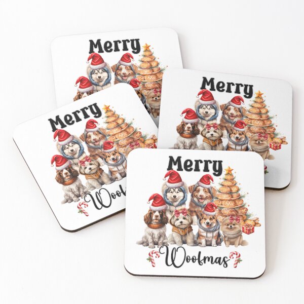 Item preview, Merry Woofmas,Santa Dogs designed and sold by BotunPeony.