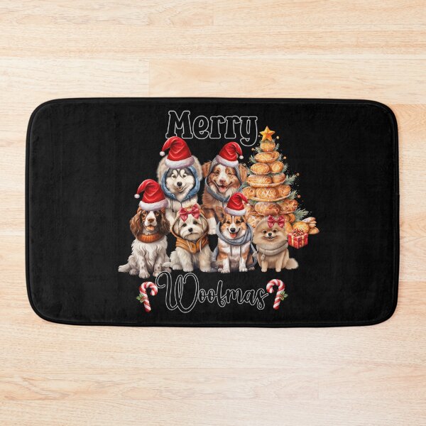 Item preview, Merry Woofmas,Santa Dogs designed and sold by BotunPeony.