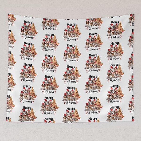 Item preview, Merry Woofmas,Santa Dogs designed and sold by BotunPeony.