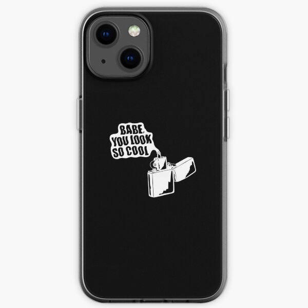 Babe, you look so cool iPhone Soft Case