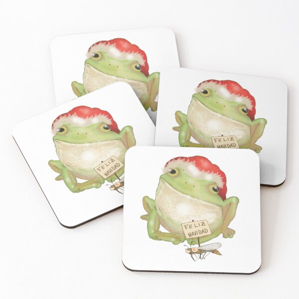 Item preview, Christmas Frog Painting designed and sold by AK-Hevonen.
