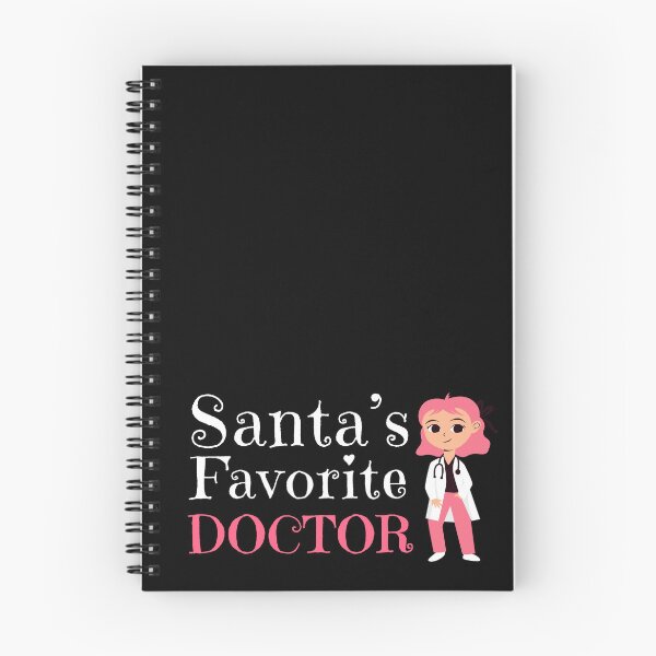 Aperçu de l'œuvre La vie du professionnel de la santé - Le docteur préféré du Père Noël, joli design de Noël créée et vendue par TheVirtualSpace.