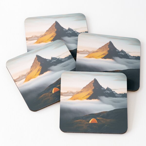 Item preview, Camping to see the Sunrise in the Mountains designed and sold by regnumsaturni.