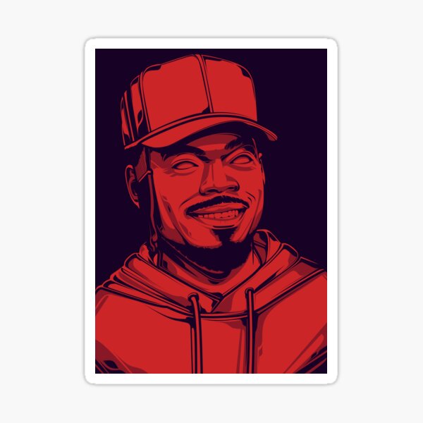Aperçu de l'œuvre Chance The Rapper créée et vendue par Adrielvector.