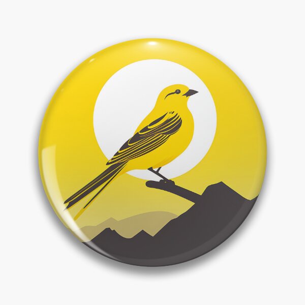 Item preview,  yellow Canary  in a circular shape designed and sold by submoro.