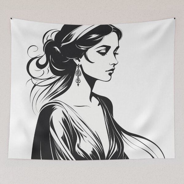 Item preview, Elevating Aesthetics: Female Silhouettes in the Age of Digital Art designed and sold by Artedig.