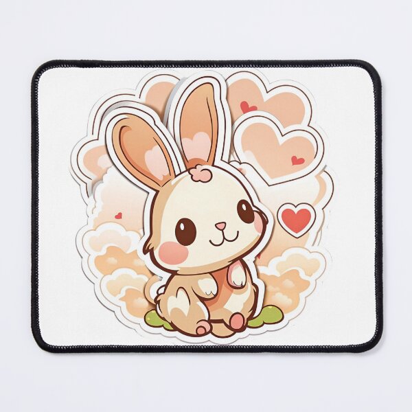 Item preview, Cute Rabbit with Heart designed and sold by MGBLSTORE.