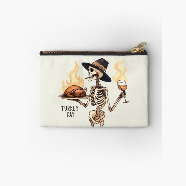 Item preview, Skeleton Turkey Day Thanksgiving designed and sold by CreepyCornerArt.