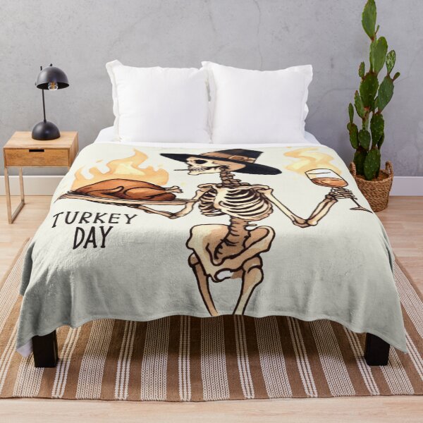 Item preview, Skeleton Turkey Day Thanksgiving designed and sold by CreepyCornerArt.