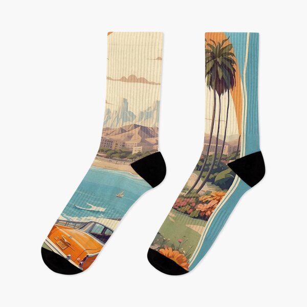Item preview, San Diego Vintage Retro Poster: California's Coastal Charm designed and sold by Ceemko's Vintage Corner.