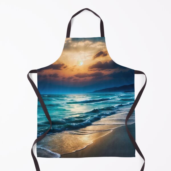 Item preview, Moon rise on the beach designed and sold by Glenburn Graphics.