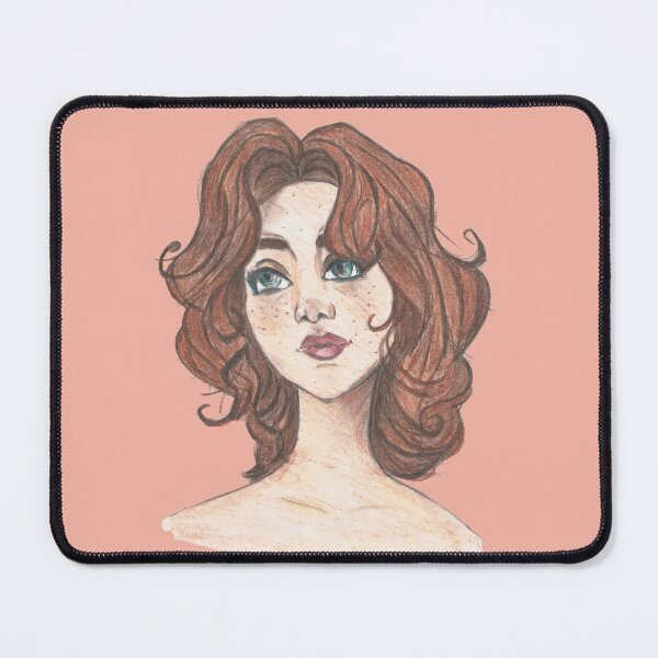 Item preview, "Daydreaming" Girl lost in thought, Color Pencil Original Art - Deep Colors  designed and sold by Lunardreams54.