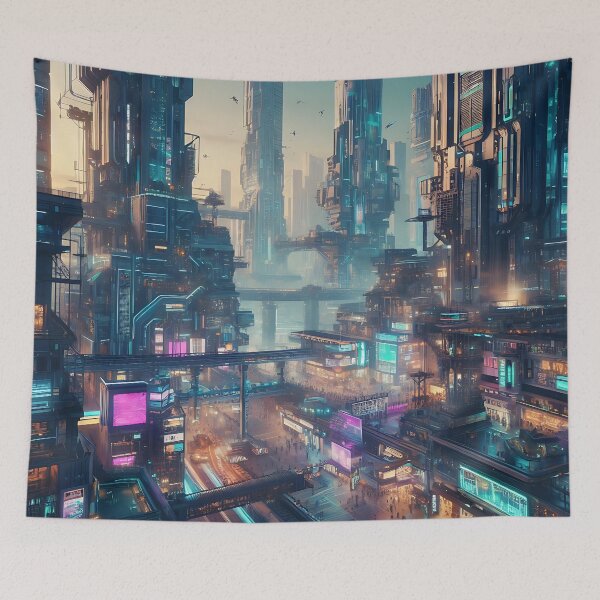 Item preview, Bustling Horizons designed and sold by RW Art Prints.