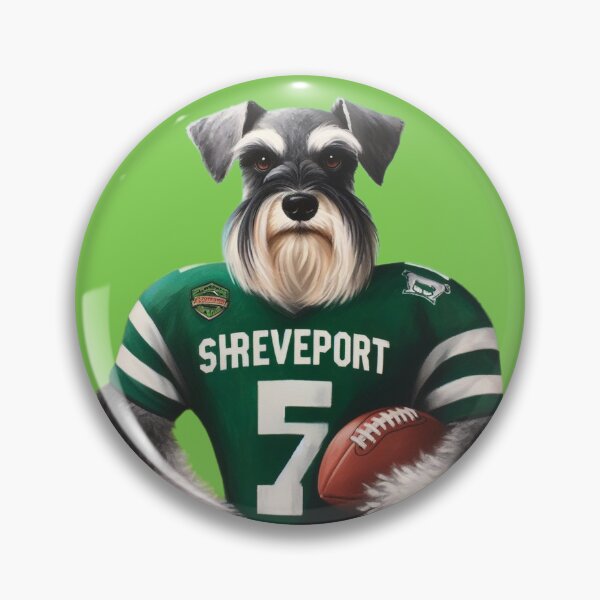Item preview, Schreveport Schnauzers American Football Quarterback designed and sold by barksandsqueaks.