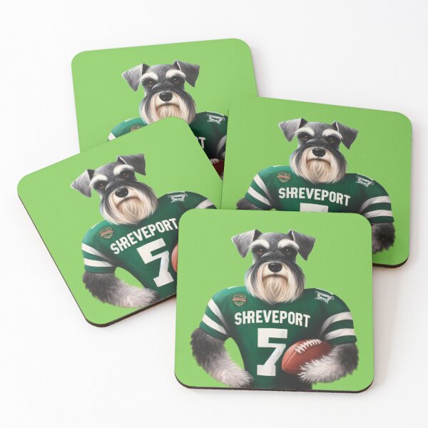 Item preview, Schreveport Schnauzers American Football Quarterback designed and sold by barksandsqueaks.