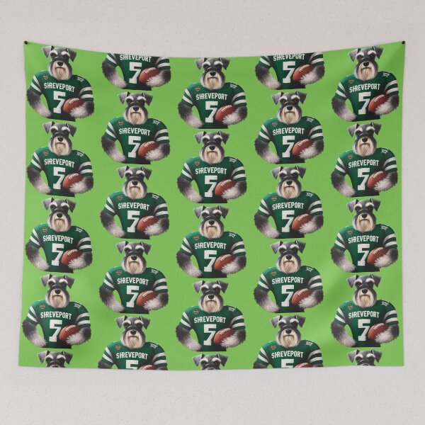 Item preview, Schreveport Schnauzers American Football Quarterback designed and sold by barksandsqueaks.
