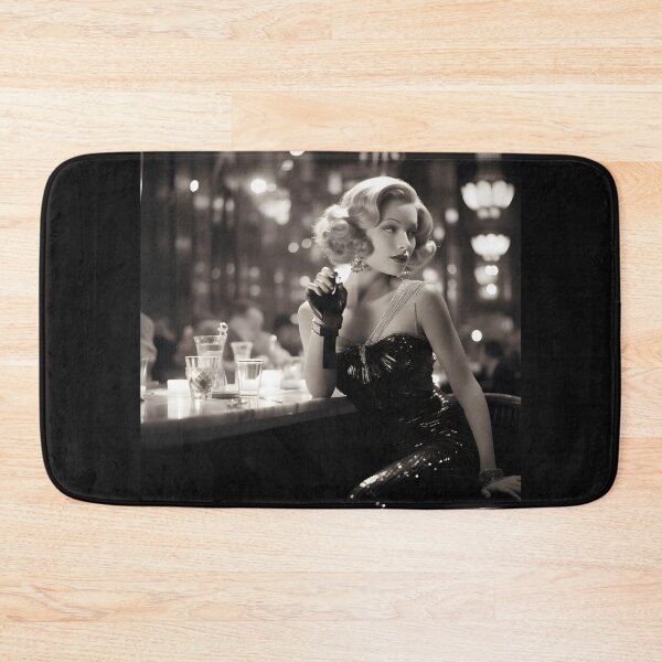 Item preview, Glamorous socialite in the noir era designed and sold by AI-Only Creations.