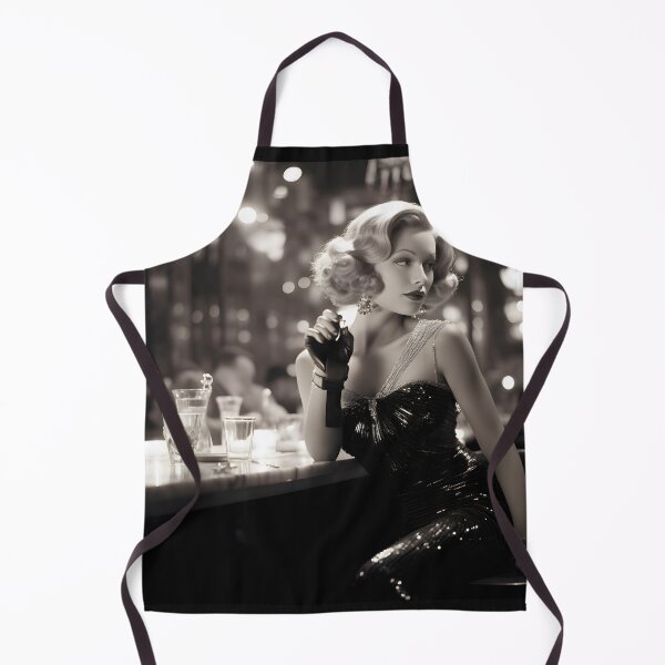 Item preview, Glamorous socialite in the noir era designed and sold by AI-Only Creations.