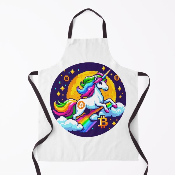 Item preview, Crypto Magic: 8-Bit Unicorn with Bitcoin Symbol designed and sold by PixelPunkster.