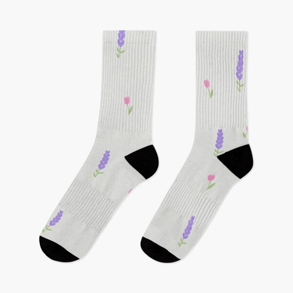 Item preview, Floral patterns lavender and tulips  designed and sold by Krutikapatil10.