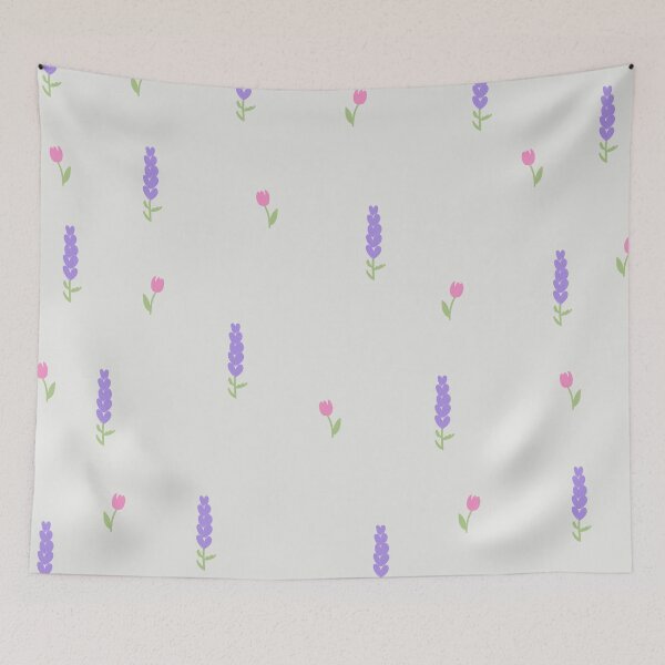 Item preview, Floral patterns lavender and tulips  designed and sold by Krutikapatil10.