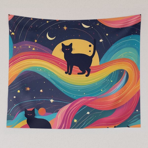 Item preview, Purrfect Rainbow Cat designed and sold by deepakrode7.