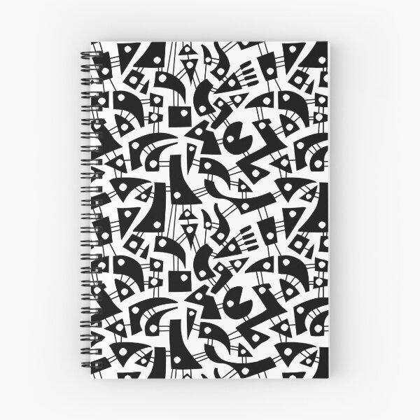 Item preview, Abstract Shapes 180318 - Black on White designed and sold by Artberry.