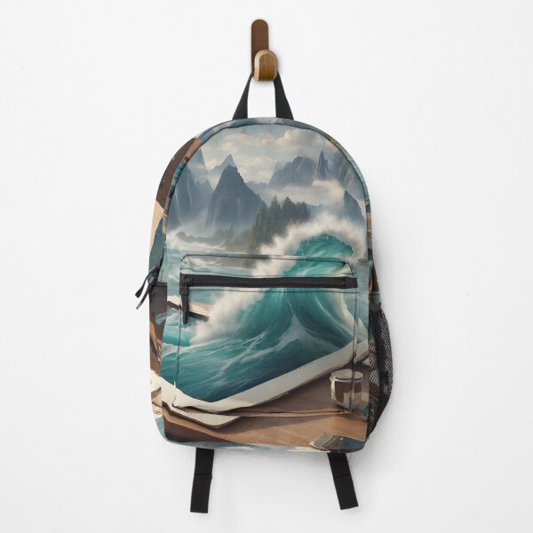 Item preview, Wave Coming Out of a Book - Cool Art designed and sold by joejiing.