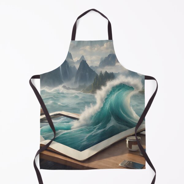 Item preview, Wave Coming Out of a Book - Cool Art designed and sold by joejiing.