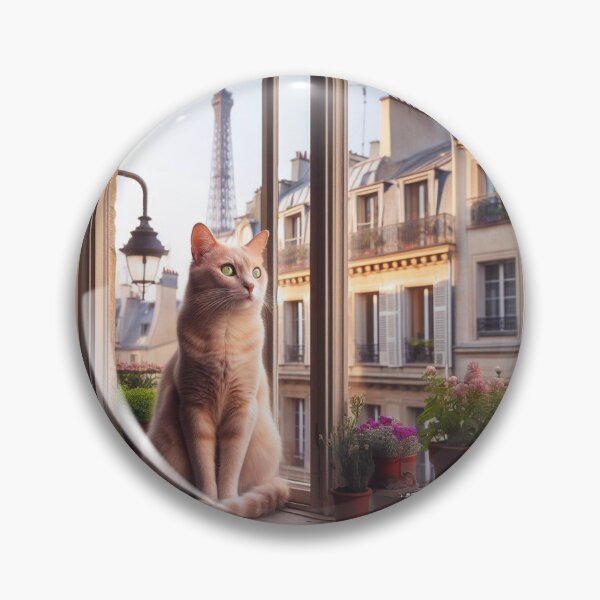Item preview, A cat in Paris designed and sold by TatiRibeiro.