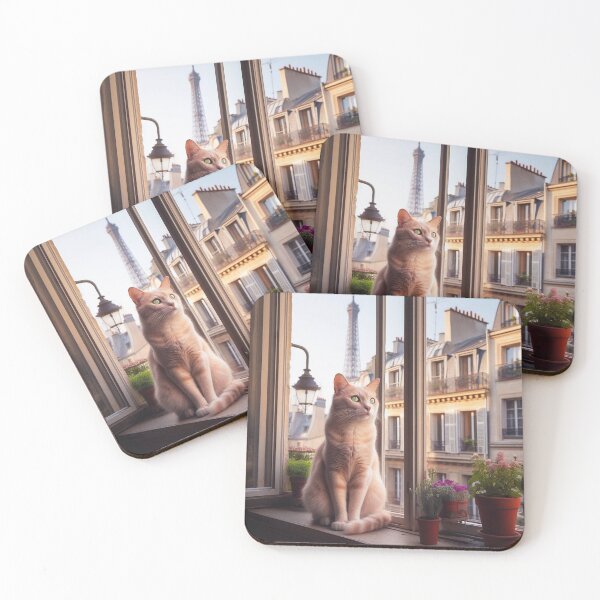 Item preview, A cat in Paris designed and sold by TatiRibeiro.