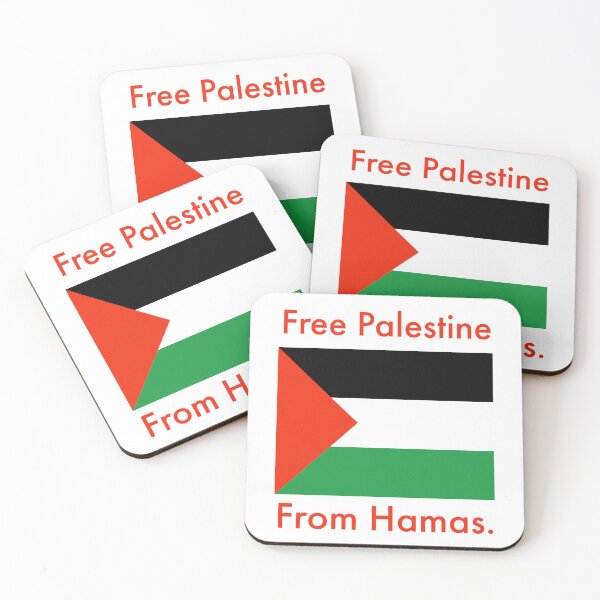Item preview, Free Palestine from Hamas designed and sold by Rachel the Artist .