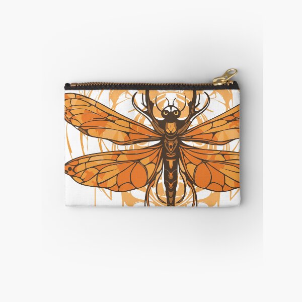 Item preview, Art Nouveau - orange Dragonfly designed and sold by ArtNouveau-Deco.