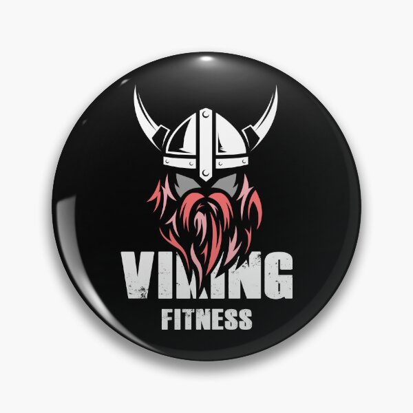 Item preview, red beard viking symbol beard beards fitness strength training strongman weight training bodybuilding designed and sold by AndreMi.