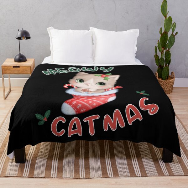 Item preview, Cute Meowy Catmas Women Cat Lover Girls Christmas Party designed and sold by BunBuntheDog-.